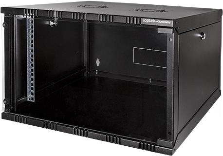 Купить LogiLink 48,30cm (19") Wandverteiler SOHO, 6 HE, schwarz (RAL9005) Stahlgehäuse, abschließbare Sicherheits-Glastür mit 180 Grad - 1 Stück (W06B54B) в магазине wardena.ru