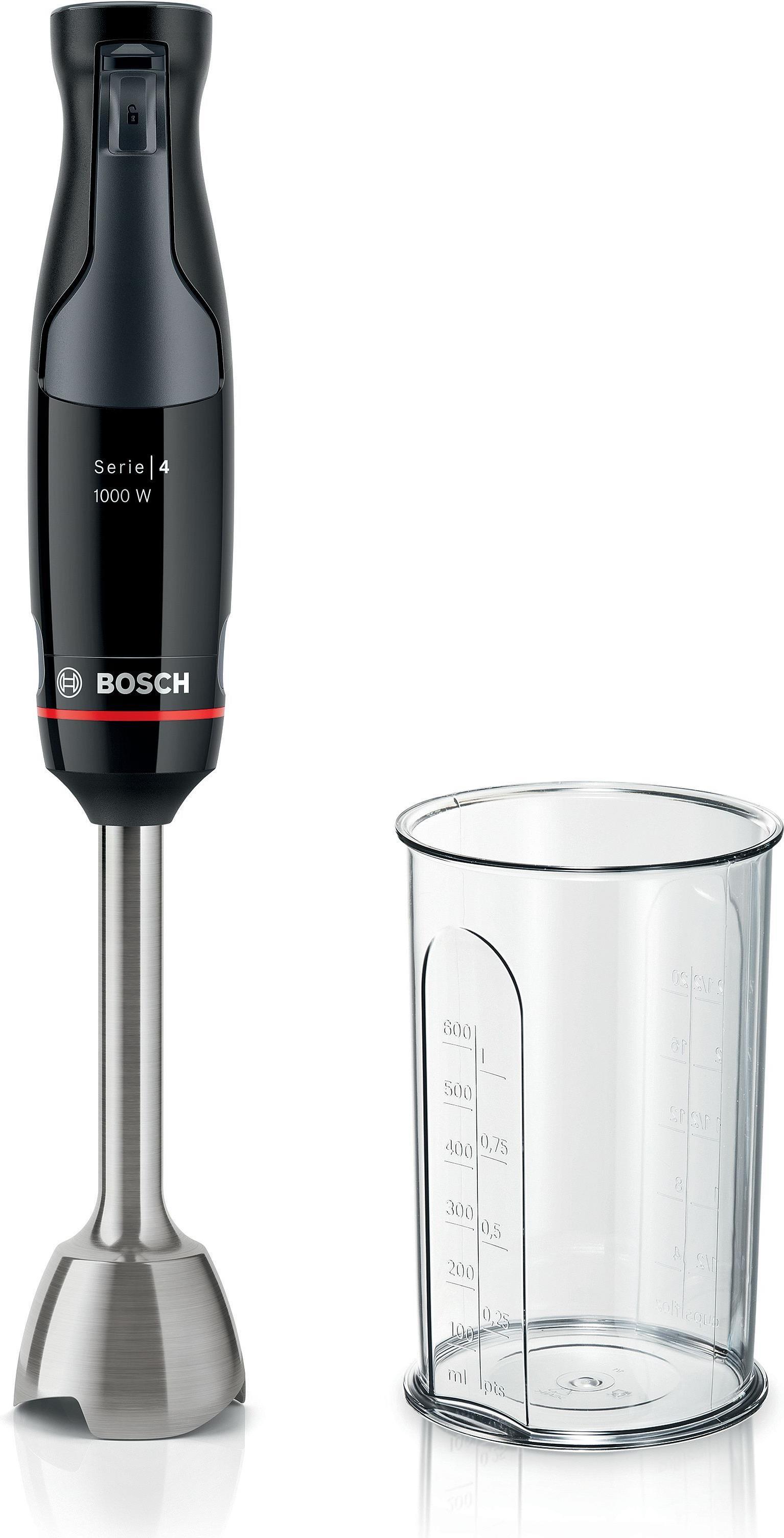 Купить Bosch Serie 4 MSM4B610 Mixer 0,6 l Pürierstab 1000 W Anthrazit - Schwarz (MSM4B610) в магазине wardena.ru