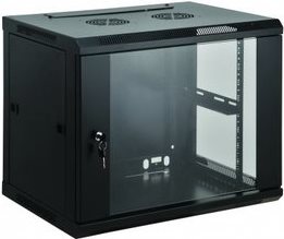 Купить Intellinet Wall Mount Cabinet - Wandschrank - Schwarz, RAL 9005 - 6U - 48,3 cm (19") (711715) в магазине wardena.ru