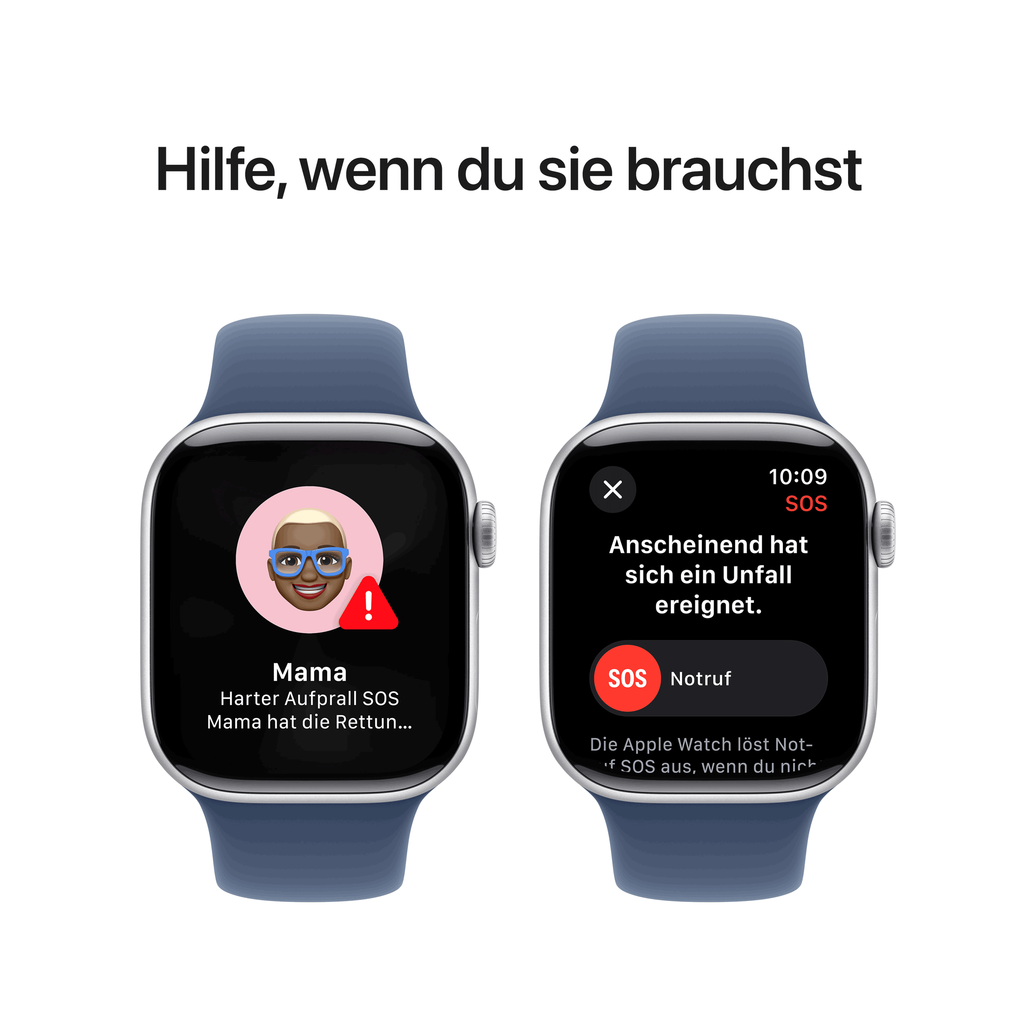 Купить Apple Watch Series 10 GPS + Cellular 42mm Silver Aluminium Case mit Denim Sport Band - S/M (MWX33QF/A) в магазине wardena.ru