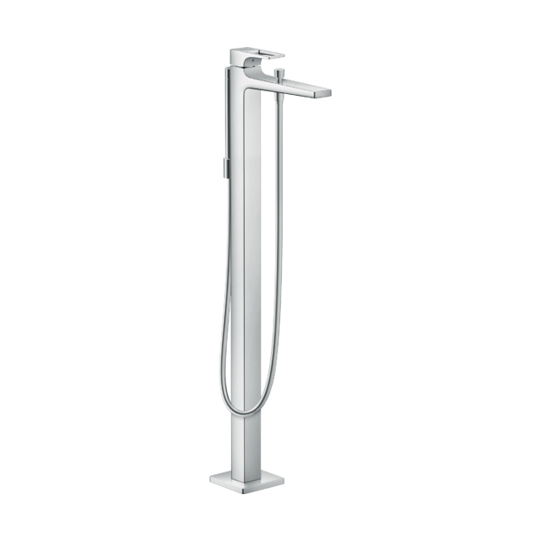 Купить Hansgrohe Metropol Смеситель для ванны напольный однорычажный с рукояткой-петлей хром 74532000 в магазине wardena.ru