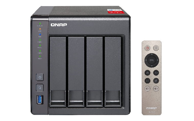 Купить QNAP TS-451+ - NAS-Server - SATA 6Gb/s - RAID 0, 1, 5, 6, 10, JBOD, 5 Hot Spare - Gigabit Ethernet - iSCSI (TS-451+-2G) в магазине wardena.ru