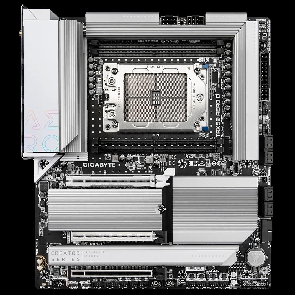 Купить Gigabyte TRX50 AERO D Motherboard AMD TRX50 Socket sTR5 Erweitertes ATX (TRX50 AERO D) в магазине wardena.ru