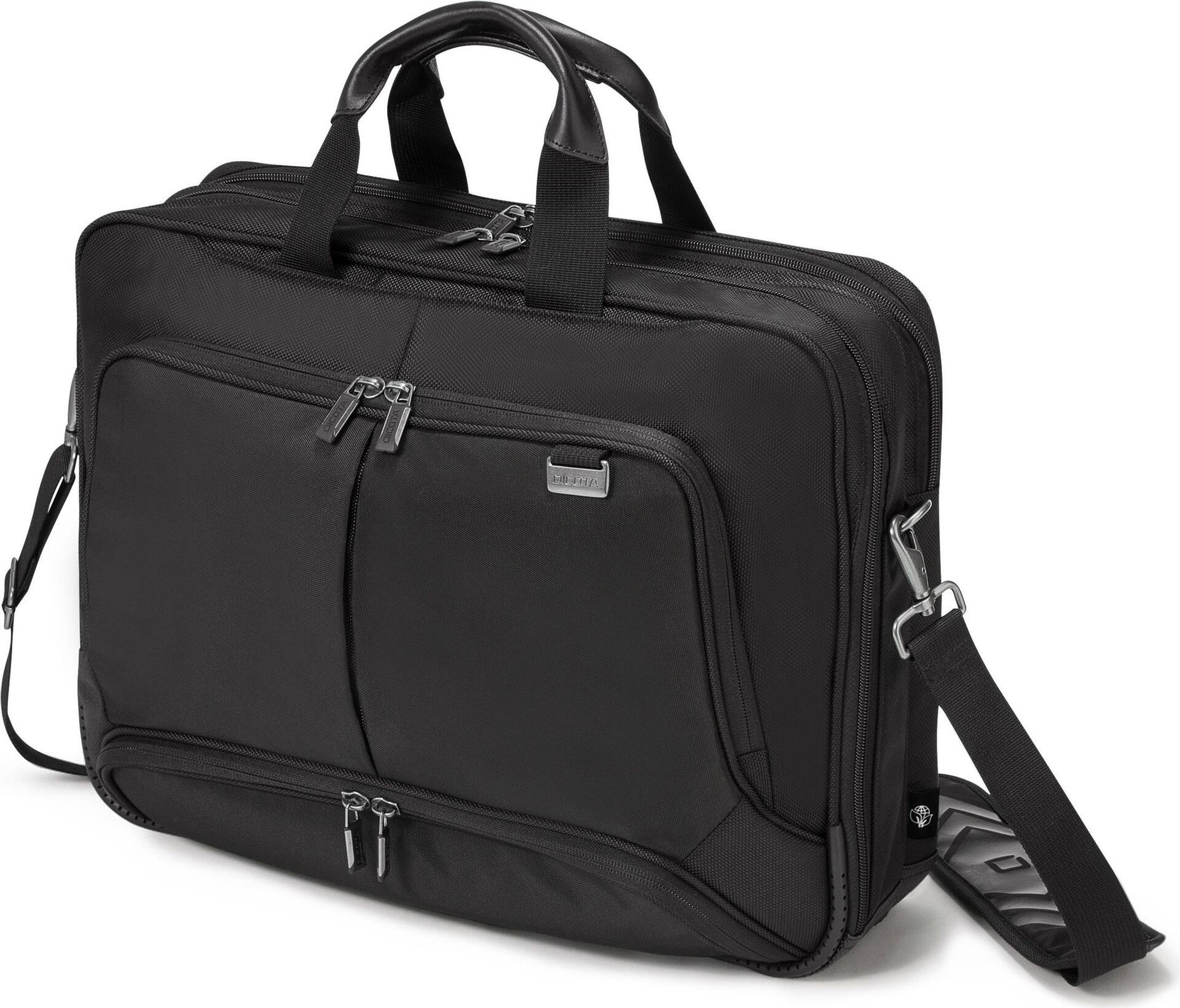Купить DICOTA Eco Top Traveller PRO - Notebook-Rucksack - 43.9 cm - 38,10cm (15") - 17.3" - Schwarz (D30845-RPET) в магазине wardena.ru