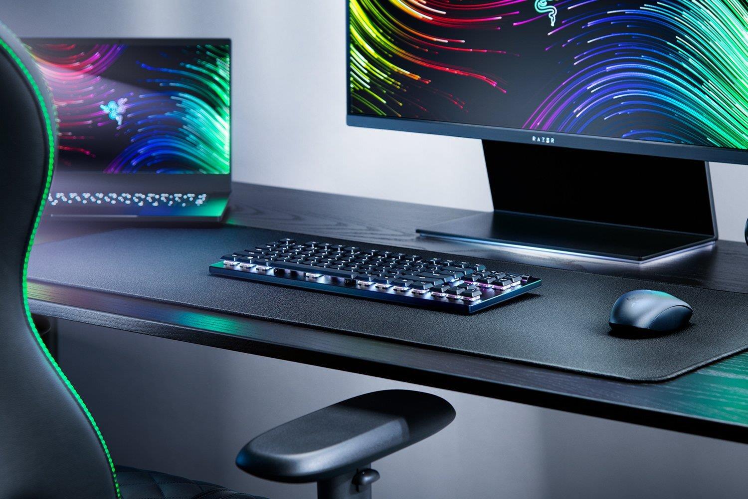 Купить Razer DeathStalker V2 Pro Tenkeyless Tastatur USB + Bluetooth QWERTY US Englisch Schwarz (RZ03-04370100-R3M1) в магазине wardena.ru