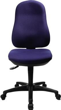 Купить Topstar Bürodrehstuhl "Support SY", Stoff, royalblau Bandscheibensitz, Synchronmechanik, stabiles Fußkreuz (8550 G26) в магазине wardena.ru