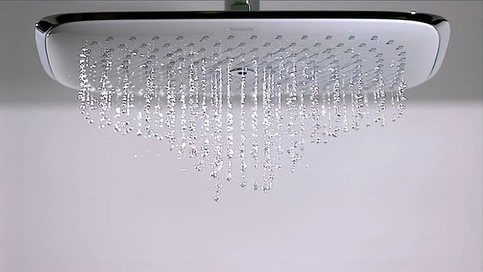 Купить Hansgrohe PuraVida Верхний душ 400 1jet с потолочным подсоединением хром 27390000 в магазине wardena.ru