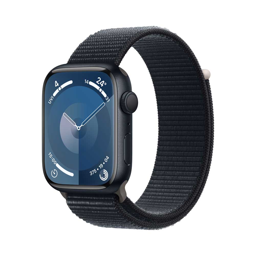 Купить APPLE Watch Series 9 GPS 45mm Midnight Aluminium Case with Midnight Sport Loop (MR9C3QF/A) в магазине wardena.ru