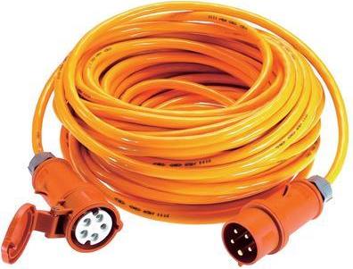 Купить AS Schwabe Strom Verlängerungskabel [ CEE-Stecker - CEE-Kupplung] 16 A Orange 10.00 m 59610 (59610) в магазине wardena.ru