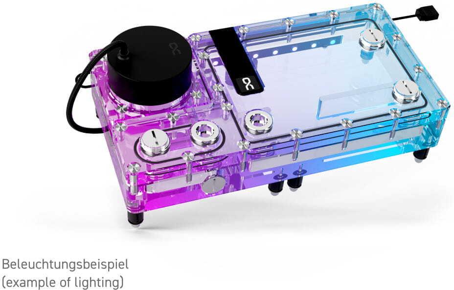 Купить Alphacool Core Flat Reservoir 240 Right mit VPP Apex Pumpe (15487) в магазине wardena.ru