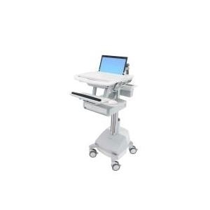 Купить Ergotron StyleView - Wagen für Notebook/Tastatur/Maus (open architecture) - medizinisch - Aluminium, verzinker Stahl, high-grade plastic - Grau, weiß, Polished Aluminum - Bildschirmgröße: bis zu 43,9 cm (17.3" breit) - A (SV44-1111-2) в магазине wardena.ru