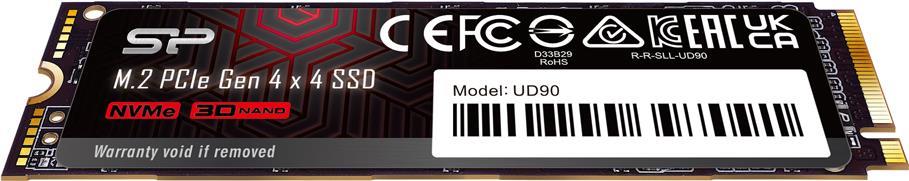 Купить Silicon Power UD90 M.2 4 TB PCI Express 4.0 3D NAND NVMe (SP04KGBP44UD9005) в магазине wardena.ru
