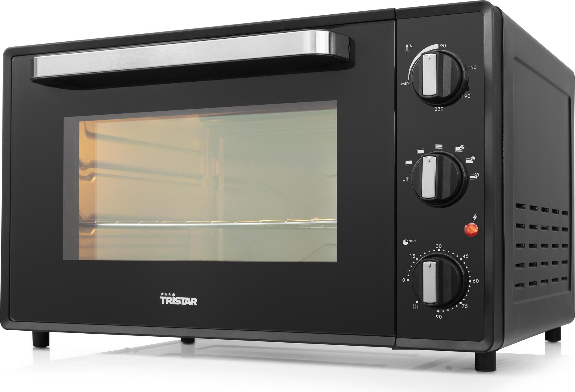 Купить Tristar OV-3635 Heißluft-Backofen - 48 l - Schwarz - Edelstahl - Freistehend - Drehregler - 0 - 230 °C - Metall (OV-3635) в магазине wardena.ru