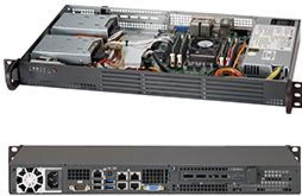 Купить Chassis Supermicro CSE-504-203B 1U 200W 2xHDD SATA в магазине wardena.ru