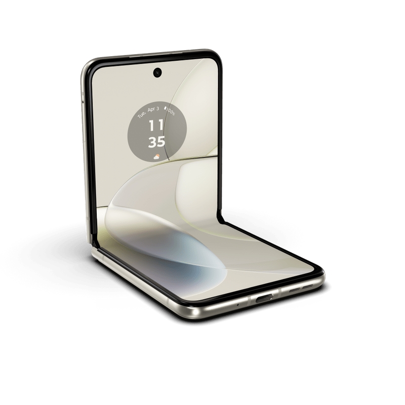 Купить Motorola RAZR 40 17,5 cm (6.9") Dual-SIM Android 13 5G USB Typ-C 8 GB 256 GB 4200 mAh Cremefarben (PAYA0032SE) в магазине wardena.ru