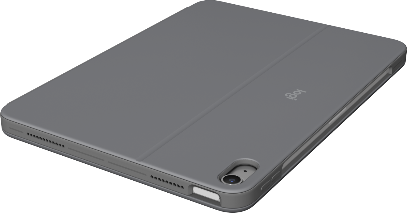 Купить Logitech Combo Touch - Tastatur und Foliohülle - mit Trackpad - hintergrundbeleuchtet - Apple Smart connector - QWERTY - Spanisch - Oxford Gray - für Apple 11-inch iPad Air (M2); 13-inch iPad Air (M2) (920-012632) в магазине wardena.ru