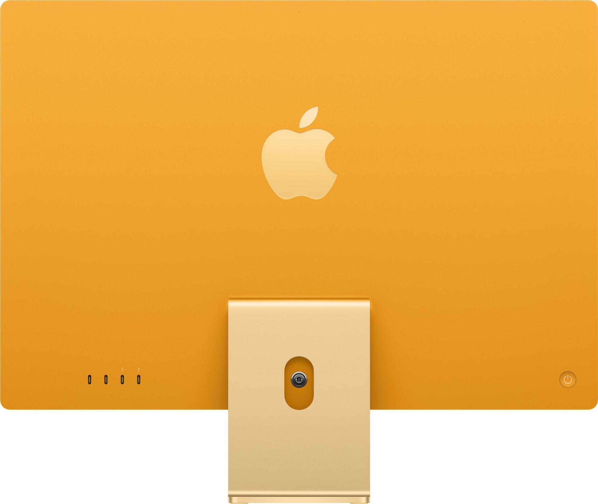 Купить Apple iMac 61 cm (24" ) 4480 x 2520 Pixel Apple M 8 GB 512 GB SSD All-in-One-PC macOS Big Sur Wi-Fi 6 (802.11ax) Gelb (Z12T) в магазине wardena.ru