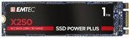 Купить EMTEC SSD Power Plus X250 - SSD - 1TB - intern - M.2 2280 - SATA 6Gb/s (ECSSD1TX250) в магазине wardena.ru