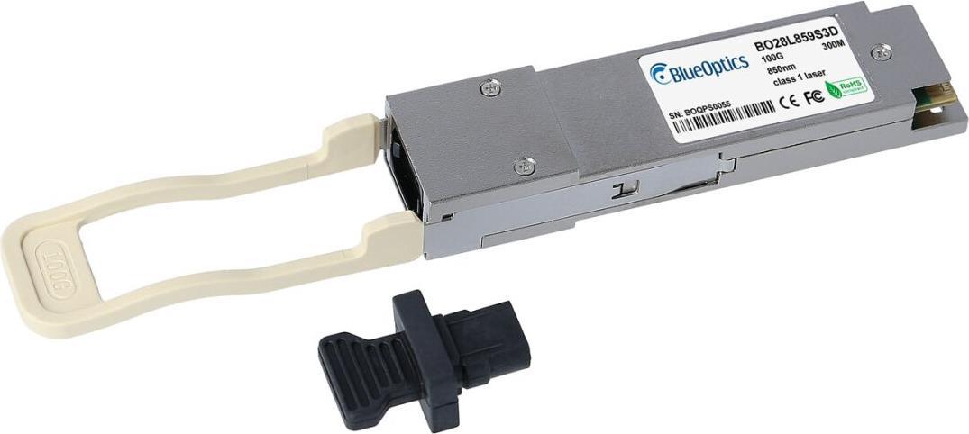 Купить Dell EMC Q28-100G-ESR4 kompatibler BlueOptics QSFP Transceiver für Multimode 40 Gigabit Highspeed Datenübertragungen in Glasfaser Netzwerken. Unterstützt 40 Gigabit Ethernet, Fibre Channel oder SONET/SDH Anwendungen in S (Q28-100G-ESR4-BO) в магазине wardena.ru