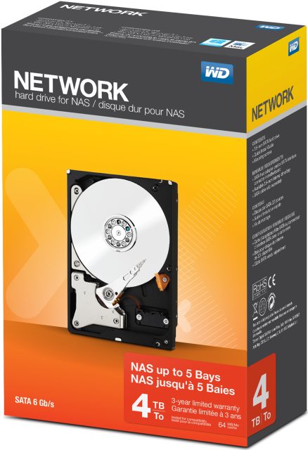 Купить WD Network WDBMMA0040HNC - Festplatte - 4TB - intern - 8,9 cm (3.5") - SATA-600 - Puffer: 64MB (WDBMMA0040HNC-ERSN) в магазине wardena.ru