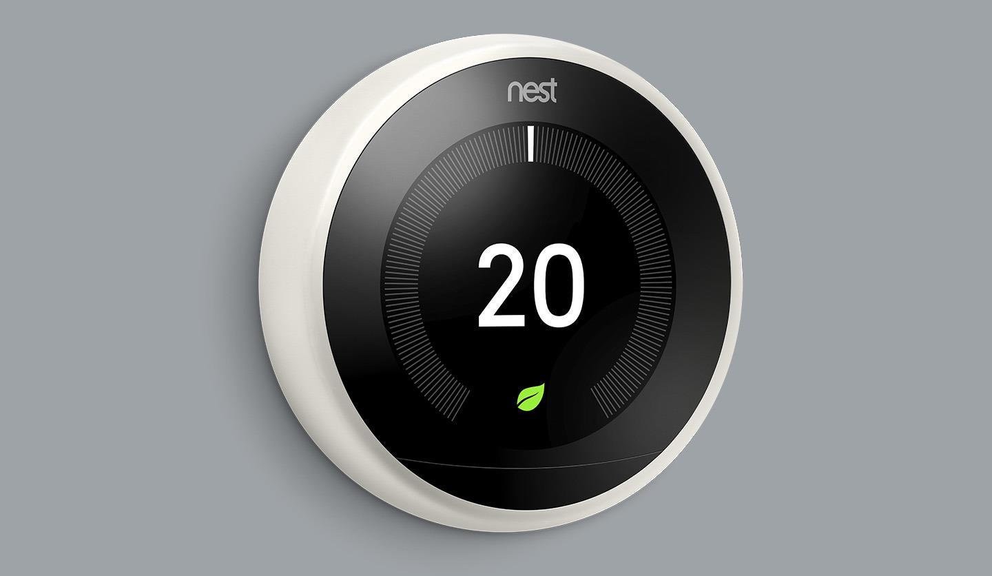 Купить Google Nest Learning Thermostat - WLAN - 802.11a,802.11b,802.11g,Wi-Fi 4 (802.11n) - Weiß - LCD - 53 x 53 mm - 480 x 480 Pixel (T3030EX) в магазине wardena.ru