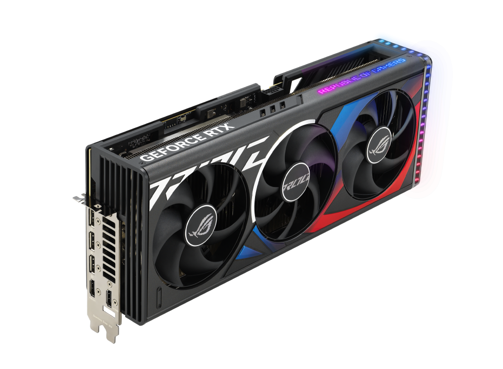 Купить ASUS ROG Strix GeForce RTX 4090 - OC Edition - Grafikkarten - NVIDIA GeForce RTX 4090 - 24 GB GDDR6X - PCIe 4.0 - 2 x HDMI, 3 x DisplayPort (90YV0ID0-M0NA00) в магазине wardena.ru