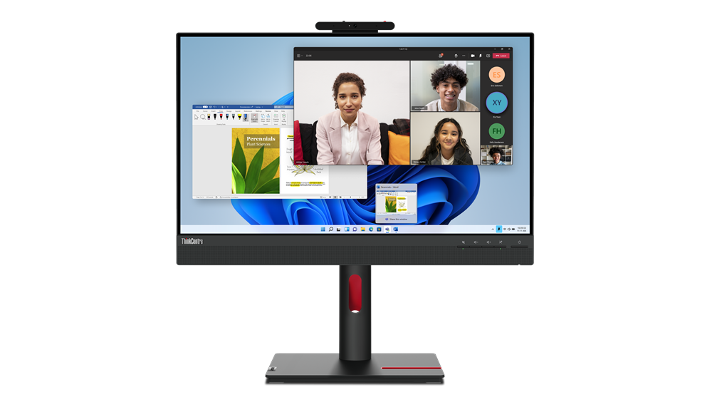Купить Lenovo ThinkCentre Tiny-In-One 24 60,5 cm (23.8") 1920 x 1080 Pixel Full HD LED Touchscreen Schwarz (12NBGAT1EU) в магазине wardena.ru
