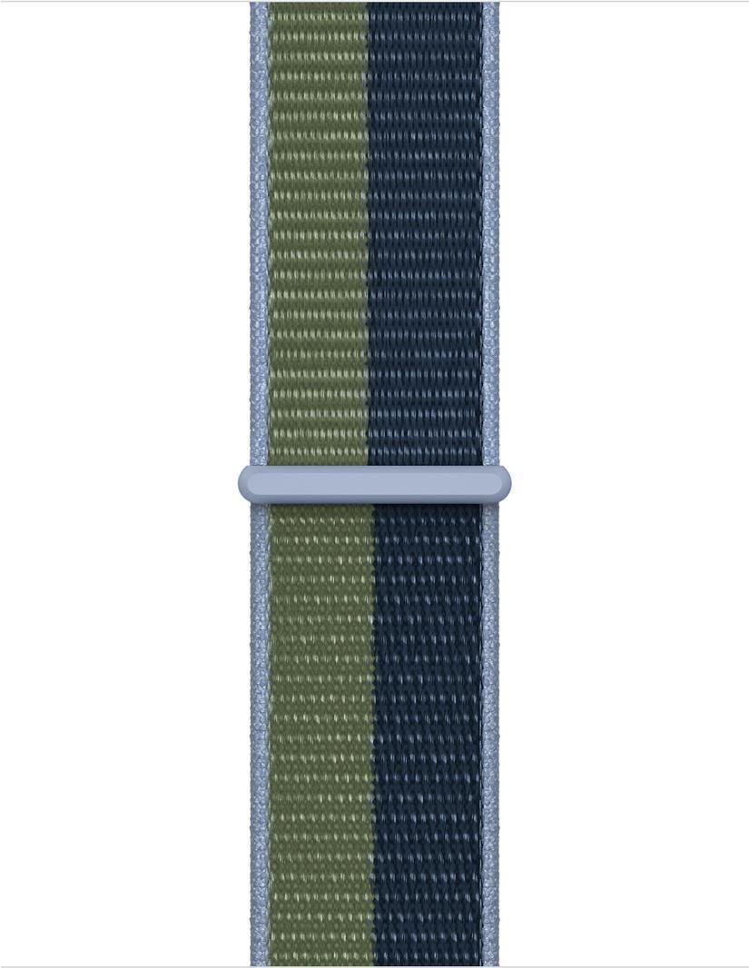 Купить Apple Watch SE (GPS + Cellular) - 40 mm - Aluminium, Silber - intelligente Uhr mit Sportschleife - gewebtes Nylon - Abyss Blue/Moss Green - Handgelenkgröße: 130-200 mm - 32 GB - Wi-Fi, Bluetooth - 4G - 30.68 g (MKQW3FD/A) в магазине wardena.ru