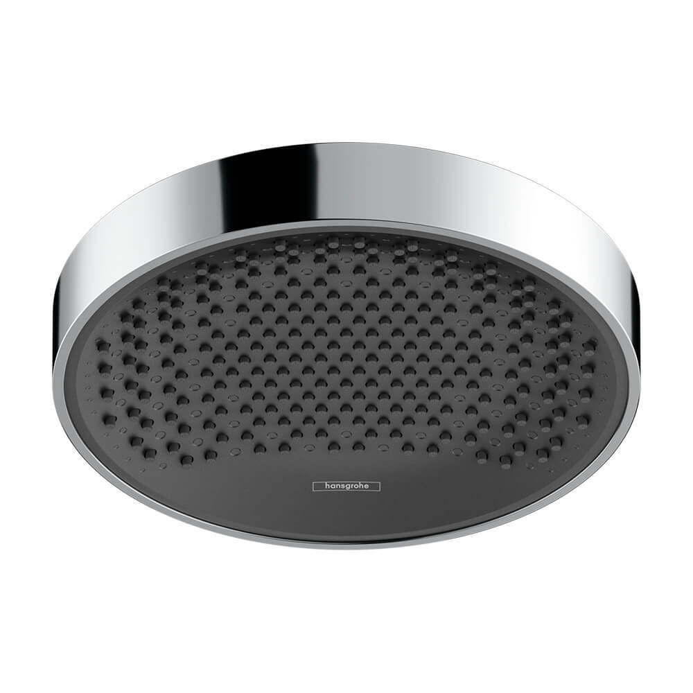 Купить Hansgrohe Rainfinity Верхний душ 250 1jet EcoSmart хром-черный матовый 26229340 в магазине wardena.ru