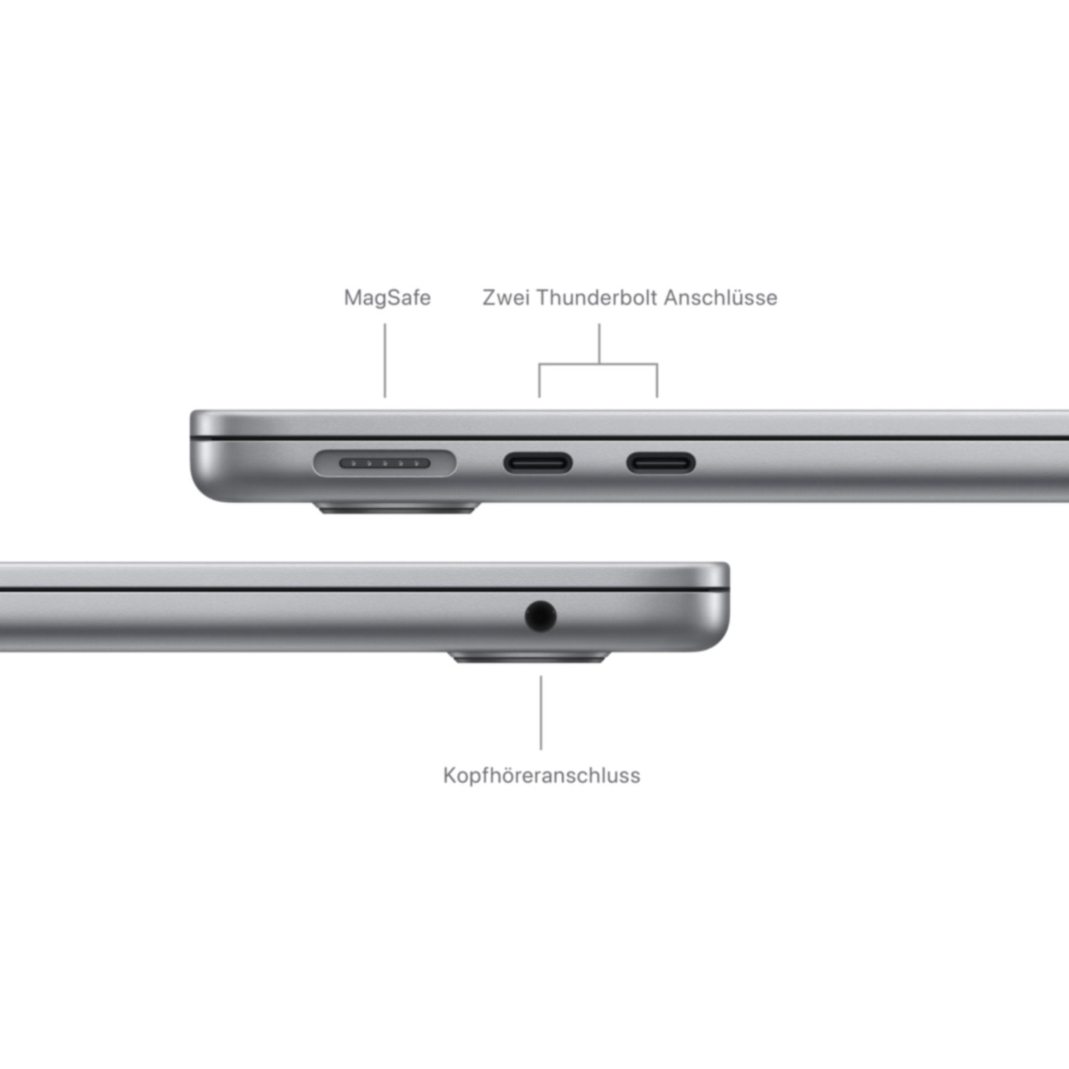 Купить Apple MacBook Air 13 M3 8-Core 16GB/256GB spacegrau (MC8G4D/A) в магазине wardena.ru