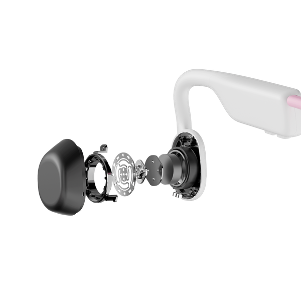 Купить AfterShokz OpenMove - Kopfhörer mit Mikrofon - offenes Ohr - hinter dem Nacken angebracht - Bluetooth - kabellos - pink (S661PK) в магазине wardena.ru