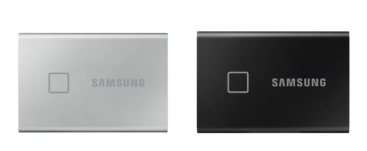 Купить SAMSUNG Portable SSD T7 Touch 2TB extern USB 3.2 Gen.2 metallic black (MU-PC2T0K/WW) в магазине wardena.ru