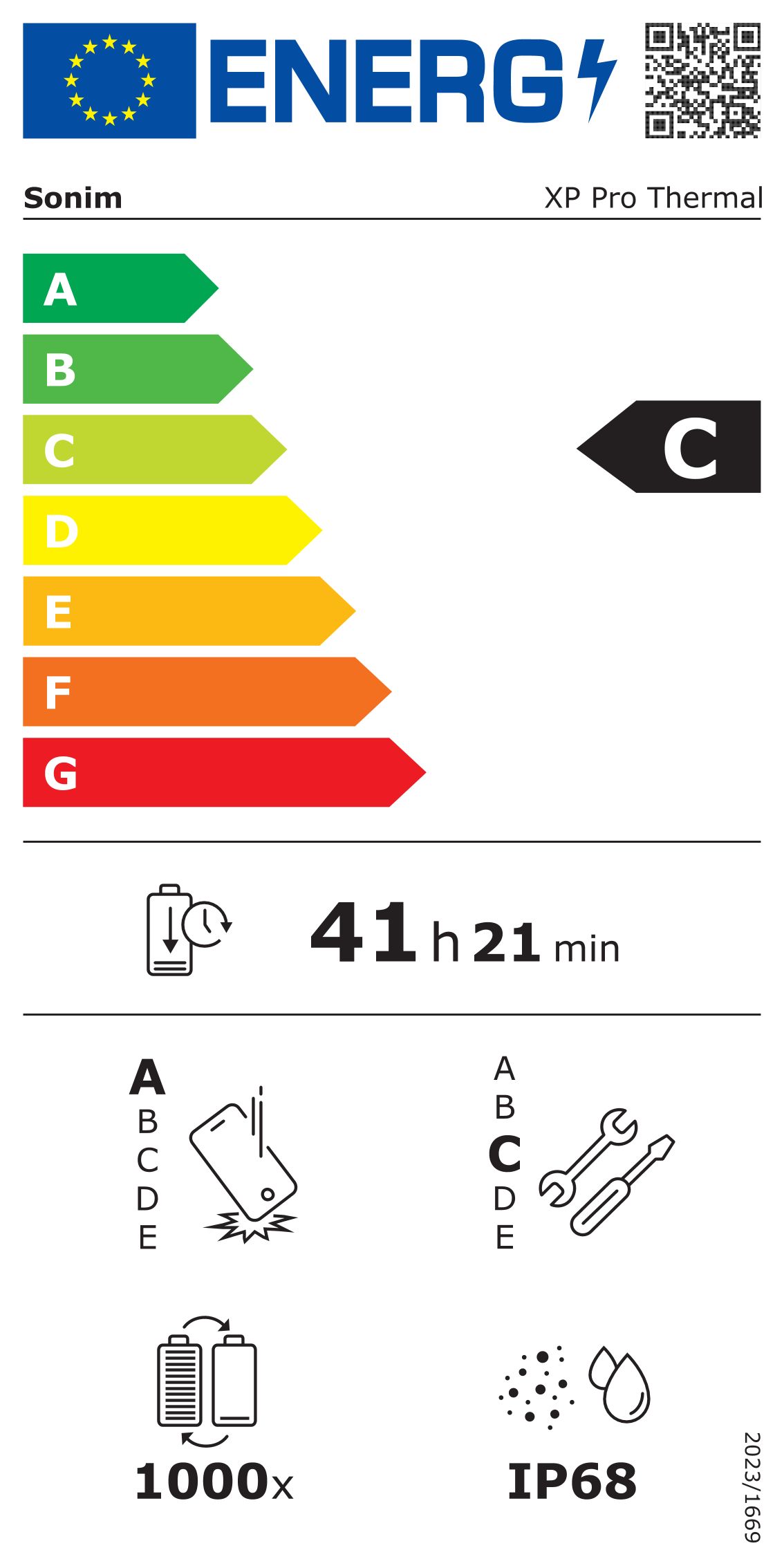 Купить Sonim XP Pro Thermal 5G 6,58" Display, 8/256GB, 50MP Wärmebildkamera, IP68, 5000mAh Akku, Android 14 Schwarz (04.F010.3811RA-E00) в магазине wardena.ru