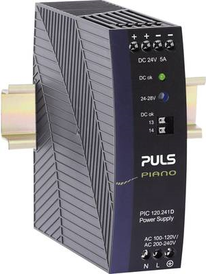Купить PULS Piano Hutschienen-Netzteil (DIN-Rail) 24 V/DC 5 A 120 W 1 x (PIC120.241D) в магазине wardena.ru