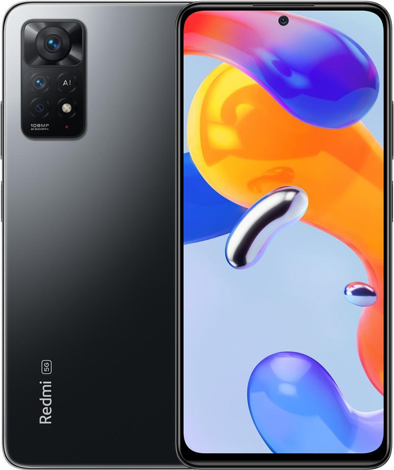 Купить Xiaomi Redmi Note 11 Pro 5G 16,9 cm (6.67" ) Dual-SIM Android 11 USB Typ-C 6 GB 64 GB 5000 mAh Grau (578270) в магазине wardena.ru