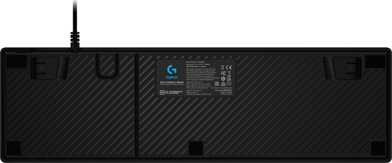 Купить Logitech G513 CARBON LIGHTSYNC RGB Mechanical Gaming Keyboard, GX Brown - CARBON - DEU - CENTRAL (920-009446) в магазине wardena.ru