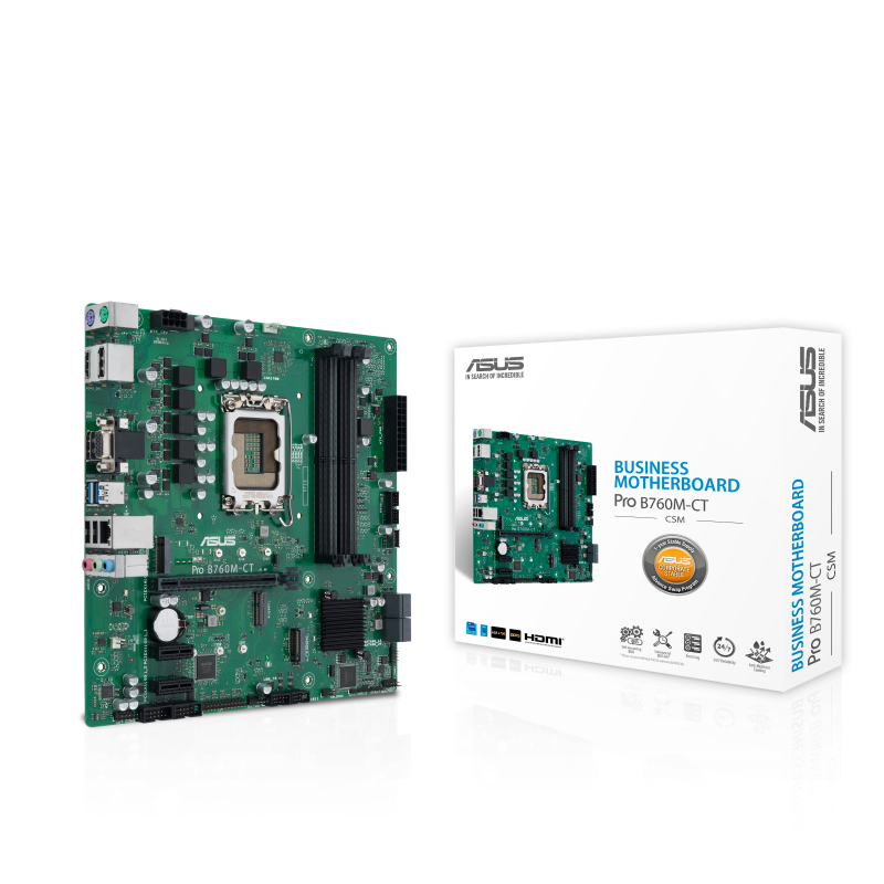 Купить ASUS PRO B760M-CT-CSM - Intel - LGA 1700 - Intel® Celeron® - Intel® Pentium® Gold - Intel® Core™ i3 - Intel® Core™ i5 - Intel® Core™... - LGA 1700 - DDR5-SDRAM - 128 GB (90MB1DY0-MVEAYC) в магазине wardena.ru