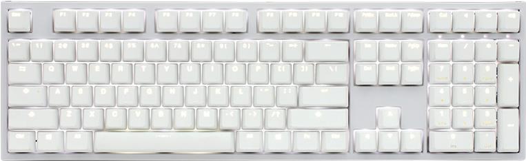 Купить Ducky One 2 White Edition PBT Gaming Tastatur, MX-Brown, weiße LED - weiß (DKON1808S-BDEPDWZW1) в магазине wardena.ru