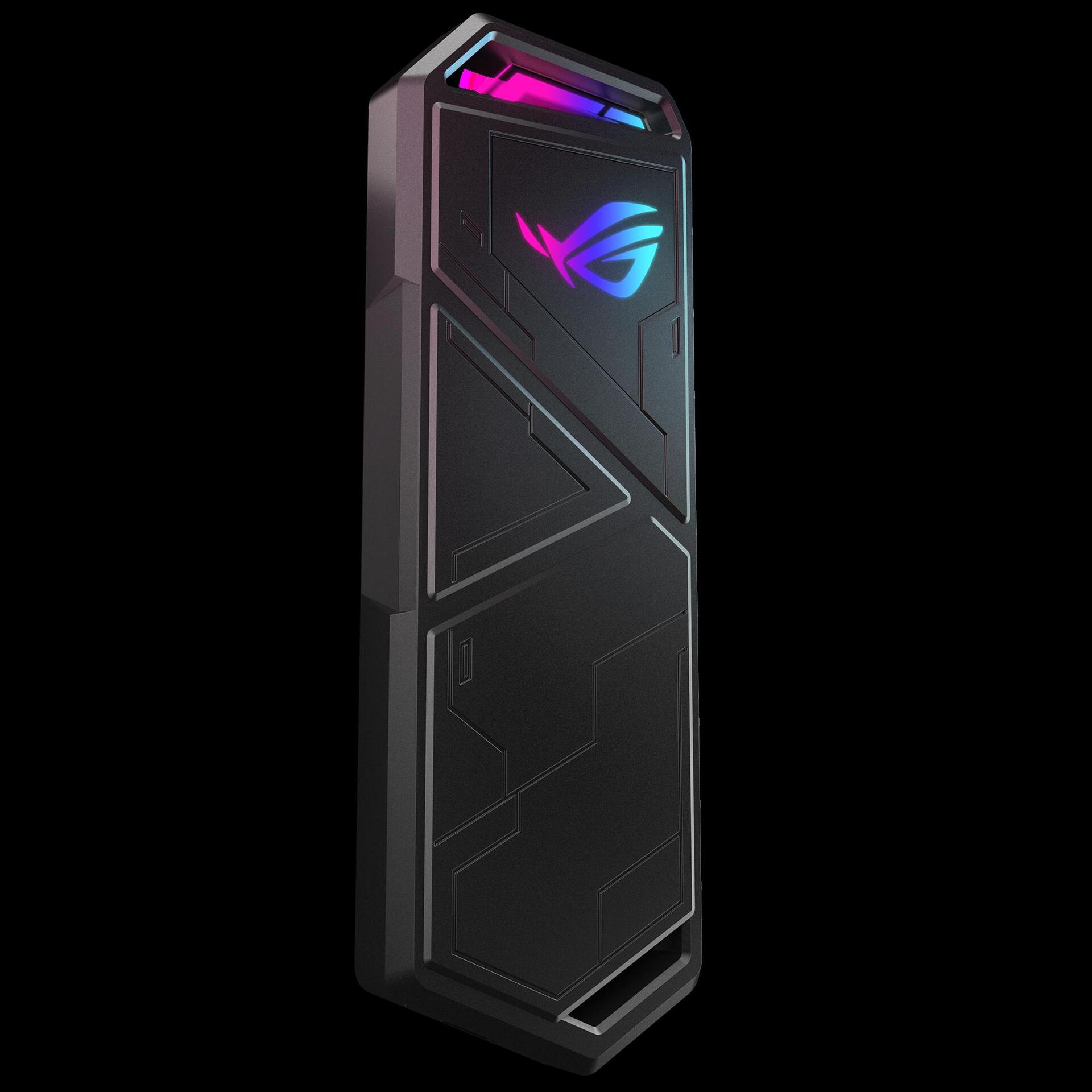 Купить ASUS ROG Strix Arion S500 - SSD - verschlüsselt - 500GB - extern (tragbar) - M.2 NVMe (M.2 NVMe) - USB 3,2 Gen 2 - 256-Bit-AES - Schwarz (90DD02I0-M09000) в магазине wardena.ru