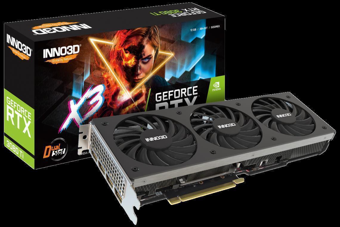 Купить Inno3D GeForce RTX 3080 Ti X3 - Grafikkarten - GF RTX 3080 Ti - 12 GB GDDR6X - PCIe 4.0 x16 - HDMI, 3 x DisplayPort (N308T3-126X-1810VA44) в магазине wardena.ru