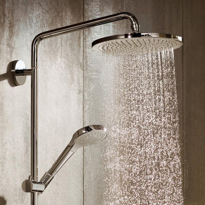 Купить Hansgrohe Croma Select S Showerpipe 280 1jet Душевой набор с термостатом для ванны хром 26792000 в магазине wardena.ru