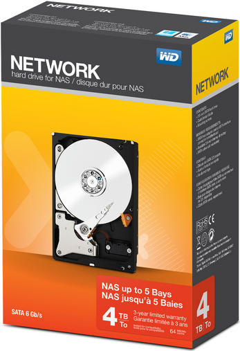 Купить WD Network WDBMMA0040HNC - Festplatte - 4TB - intern - 8,9 cm (3.5") - SATA-600 - Puffer: 64MB (WDBMMA0040HNC-ERSN) в магазине wardena.ru