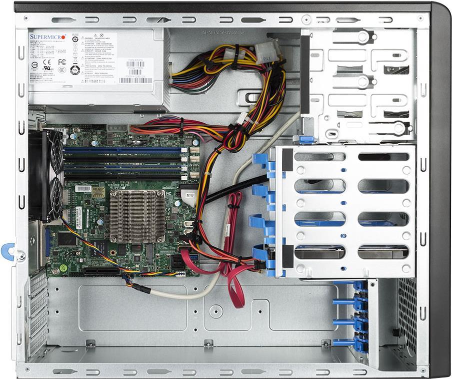 Купить bluechip SERVERline T10301s - Server - Tower - 1-Weg - 1 x Atom C3558 / 2,2 GHz - RAM 8GB - HDD 1TB - AST2400 - GigE - kein Betriebssystem - Monitor: keiner (850383) в магазине wardena.ru