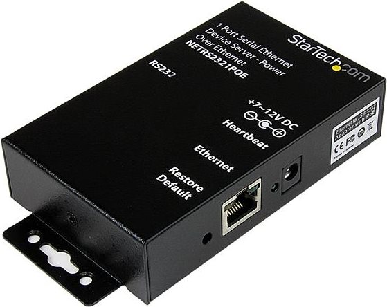 Купить StarTech.com 1 Port RS232 Serial Ethernet Device Server - PoE Power Over Ethernet - Geräteserver - 10Mb LAN, 100Mb LAN, RS-232 (NETRS2321POE) в магазине wardena.ru
