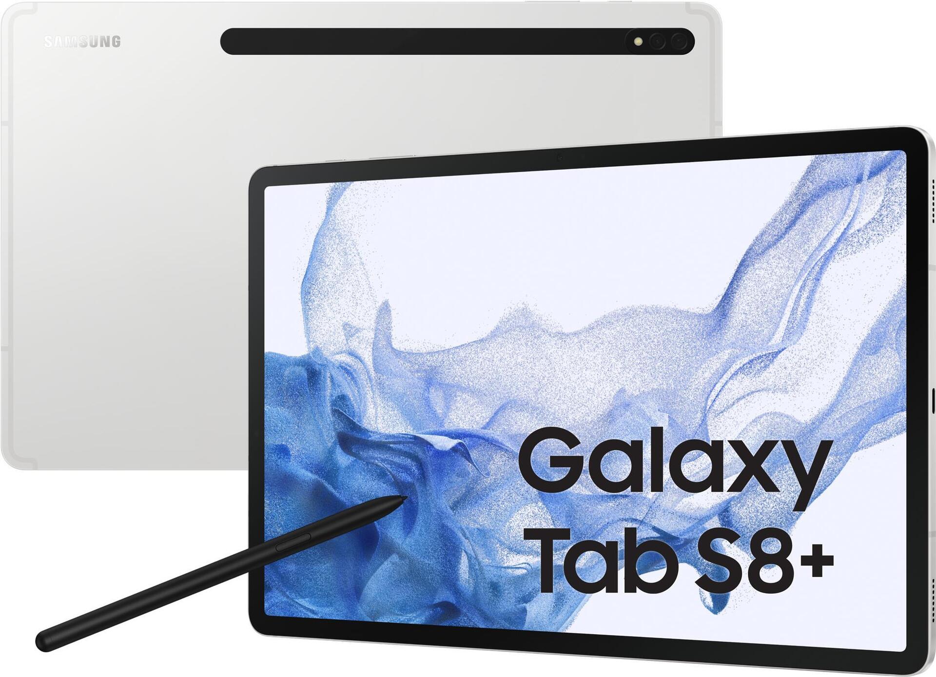 Купить Samsung Galaxy Tab S8+ 5G SM-X806B LTE 256 GB 31,5 cm (12.4" ) Qualcomm Snapdragon 8 GB Wi-Fi 6 (802.11ax) Android 12 Silber (SM-X806BZSBEUE) в магазине wardena.ru