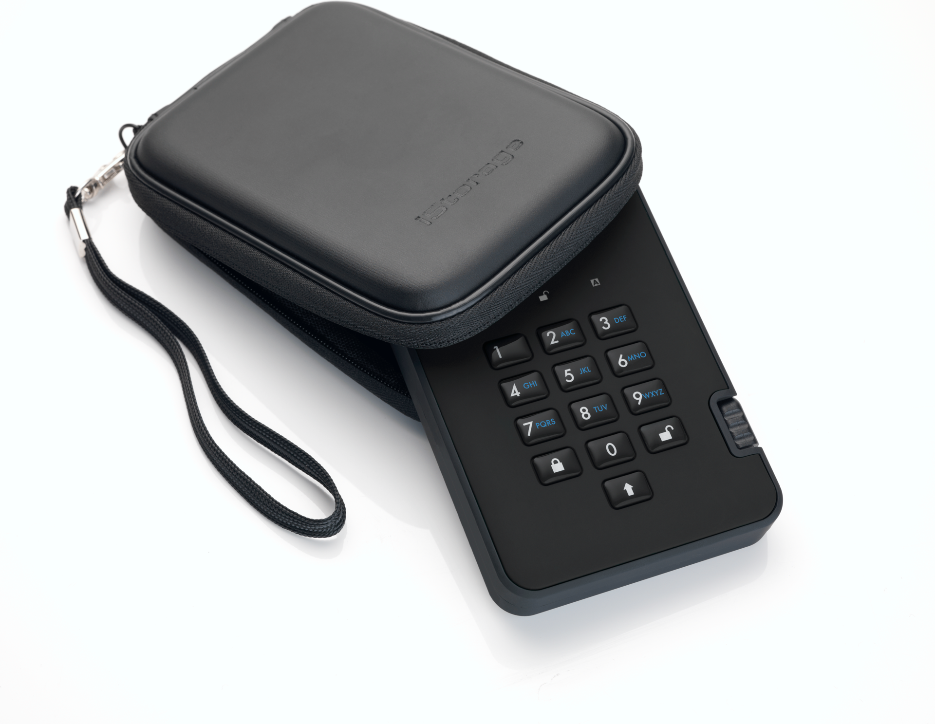 Купить iStorage diskAshur² - SSD - verschlüsselt - 2 TB - extern (tragbar) - USB 3.1 - FIPS 197, 256-bit AES-XTS - Phantomschwarz (IS-DA2-256-SSD-2000-B) в магазине wardena.ru