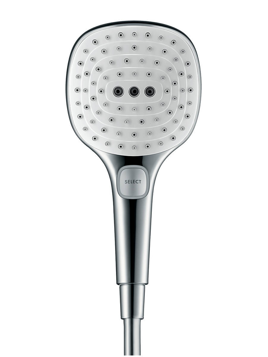 Купить Hansgrohe Raindance Select E Ручной душ 120 3jet EcoSmart 9 л/мин хром 26521000 в магазине wardena.ru