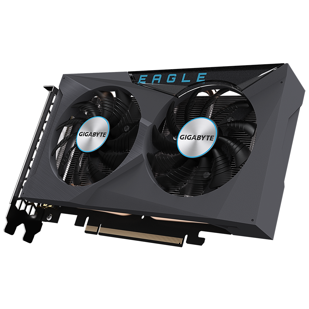 Купить Gigabyte Radeon RX 6400 EAGLE 4G - Grafikkarten - Radeon RX 6400 - 4GB GDDR6 - PCIe 4,0 - HDMI, DisplayPort (GV-R64EAGLE-4GD) в магазине wardena.ru
