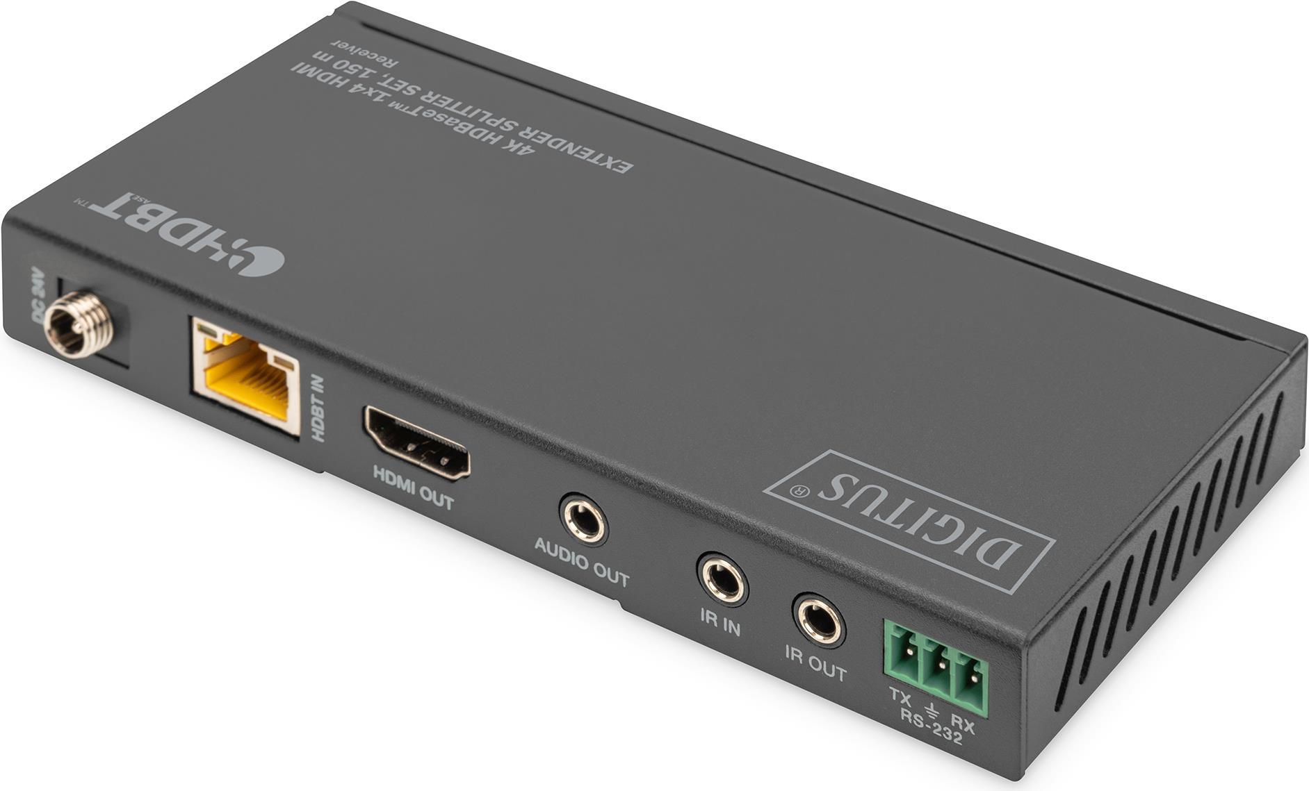 Купить DIGITUS DS-55510 - Sender und Empfänger - Video-, Audio-, Infrarot- und serielle Erweiterung - HDMI, HDBaseT - über CAT 6/7/8 - bis zu 150 m в магазине wardena.ru