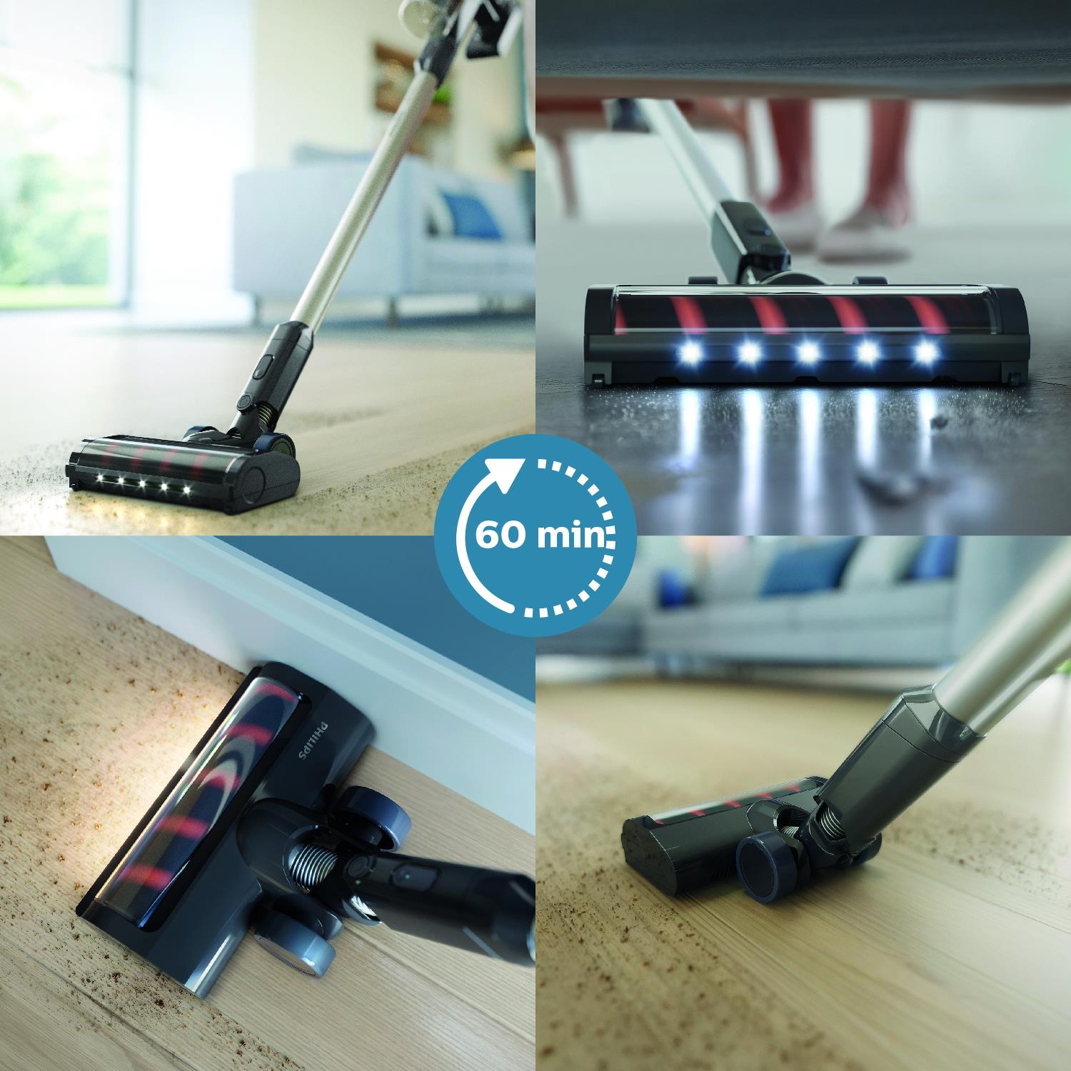 Купить Philips 3000 series XC3033/01 Kabelloser Staubsauger - Stabstaubsauger - Beutellos - Schwarz - Grün - Trocken - Zyklonal - Zyklonisch/Filterung (XC3033/01) в магазине wardena.ru